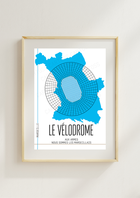 Affiche Stade Vélodrome OM