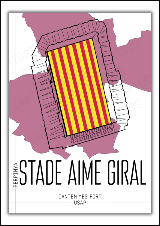 Affiche Aimé Giral USAP