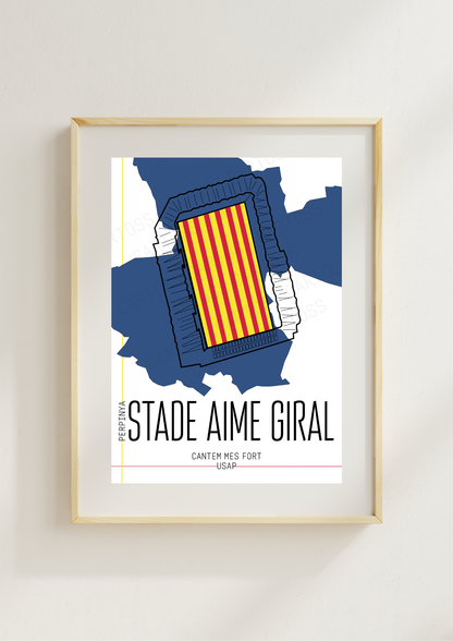 Affiche Aimé Giral USAP