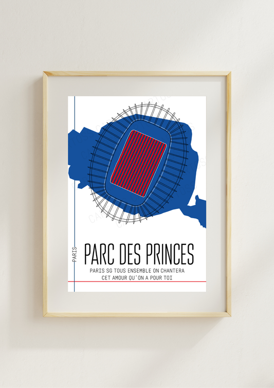 Affiche Stade Parc des Princes PSG