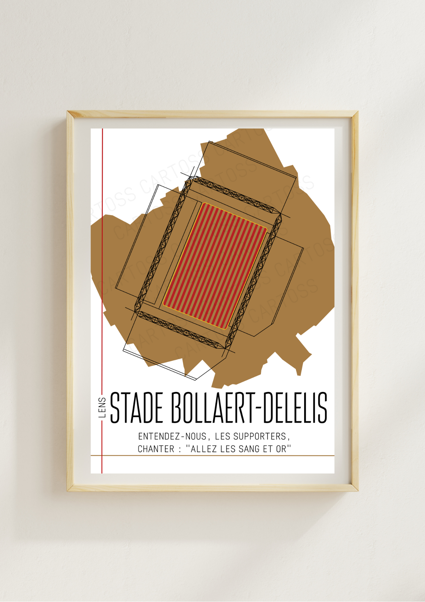 Affiche Stade Bollaert-Delelis RC Lens