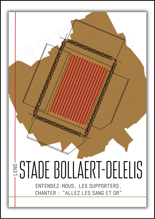 Affiche Stade Bollaert-Delelis RC Lens