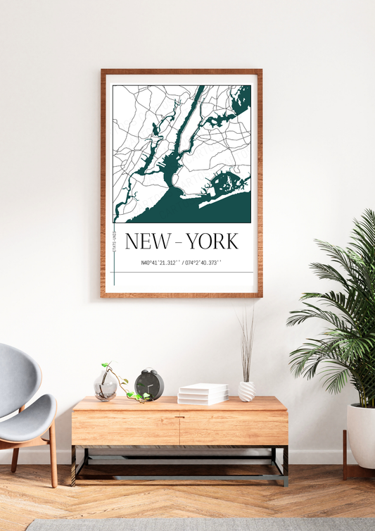 Affiche New-york minimaliste