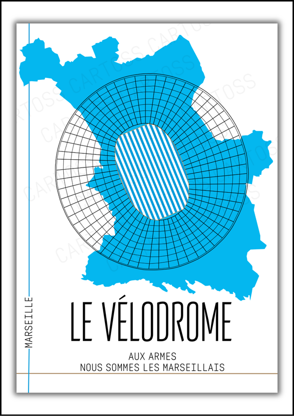 Affiche Stade Vélodrome OM