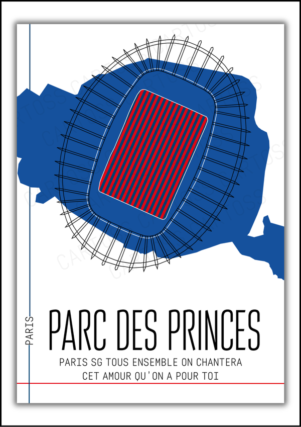 Affiche Stade Parc des Princes PSG
