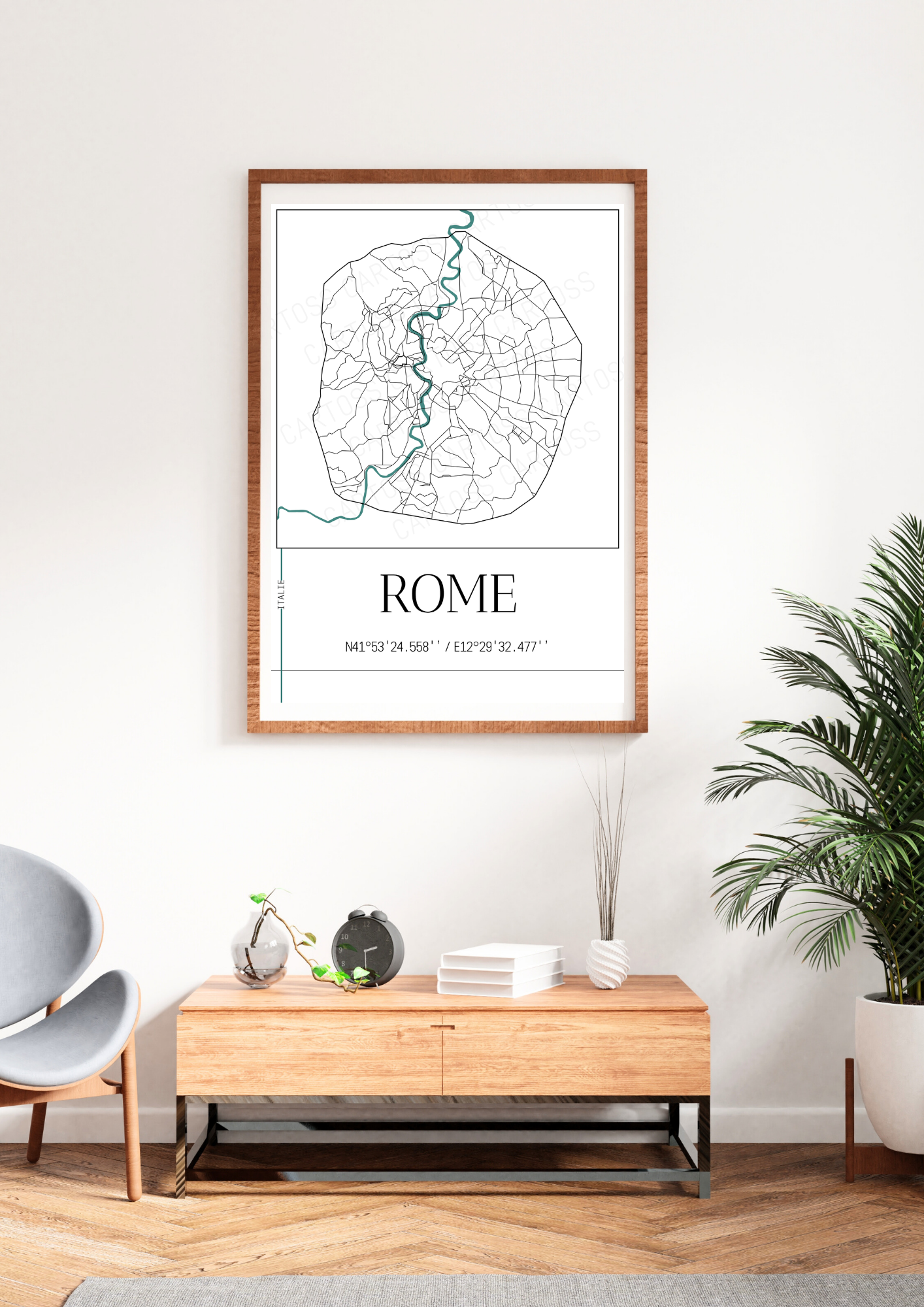 Affiche Rome minimaliste