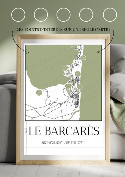 Affiche Le Barcarès minimaliste
