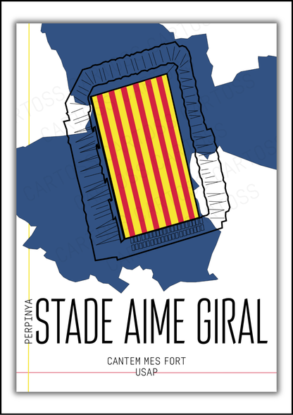 Affiche Aimé Giral USAP