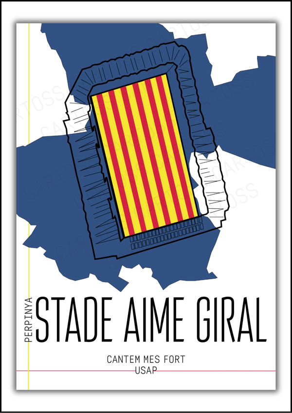 Affiche Aimé Giral USAP