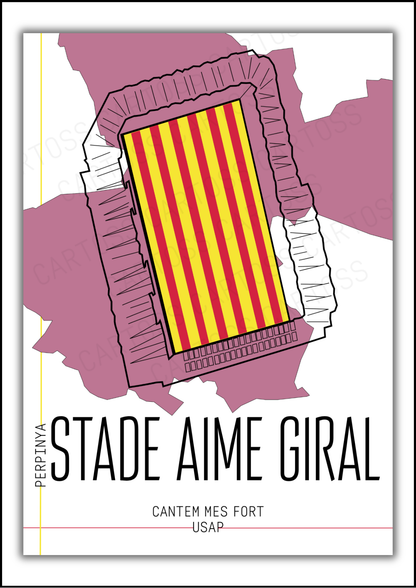 Affiche Aimé Giral USAP