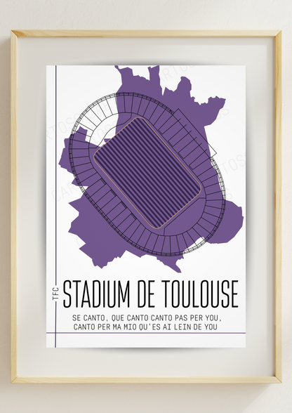 Affiche Stade Vélodrome OM